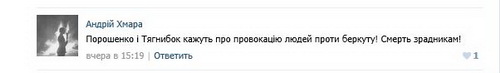 ВК - Порошенко и Тягныбок предатели 30